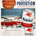 Реклама Mobiloil 1952