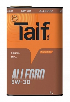 моторное масло taif allegro 5w-30